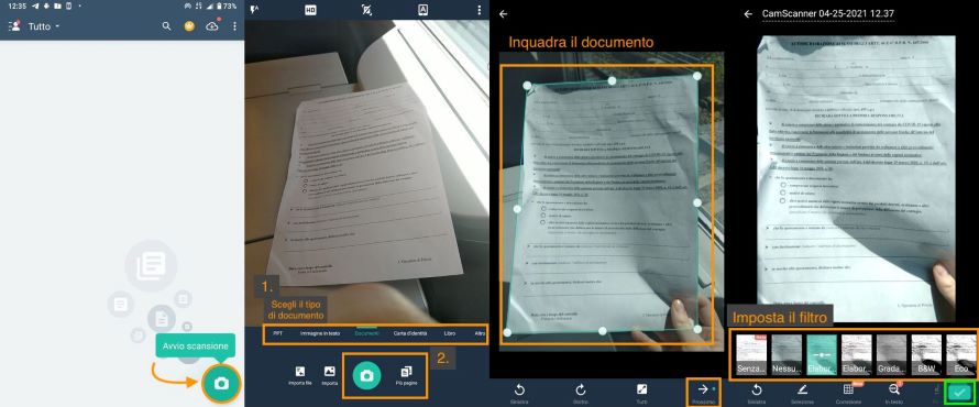 Come creare PDF su Android - CamScanner#1