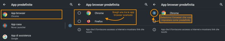 Come impostare il browser predefinito su smartphone Android#2