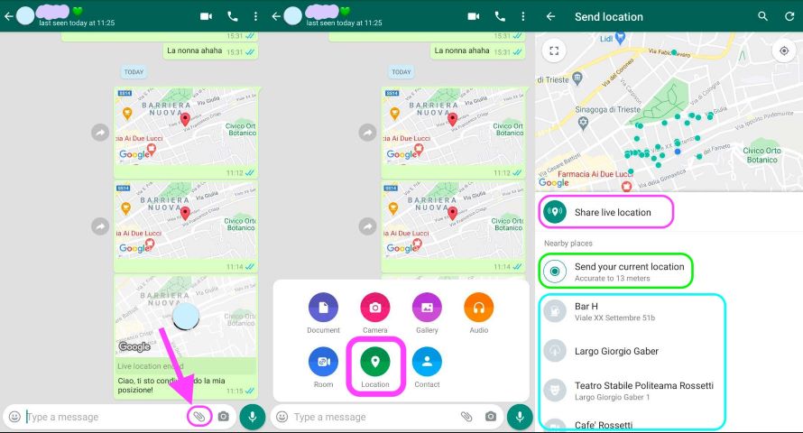 Come localizzare smartphone tramite WhatsApp - Localizzare smartphone con Android