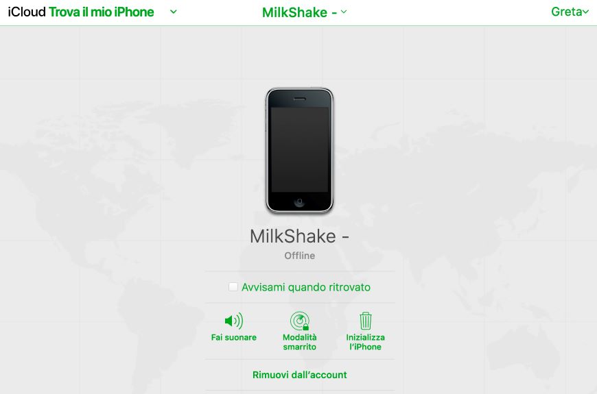 Come ritrovare un iPhone con “Trova il mio iPhone” attivo - milkshake